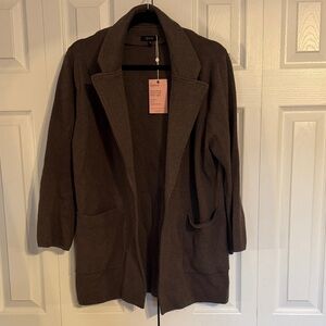 Quince 100% Organic Cotton Knit Blazer NWT